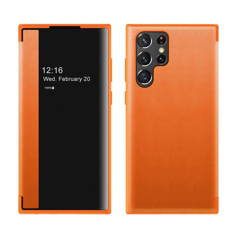 Bao Da Điện Thoại Màu Trơn Chống Rơi Cho samsung s23 s22 s21 ultra Ốp