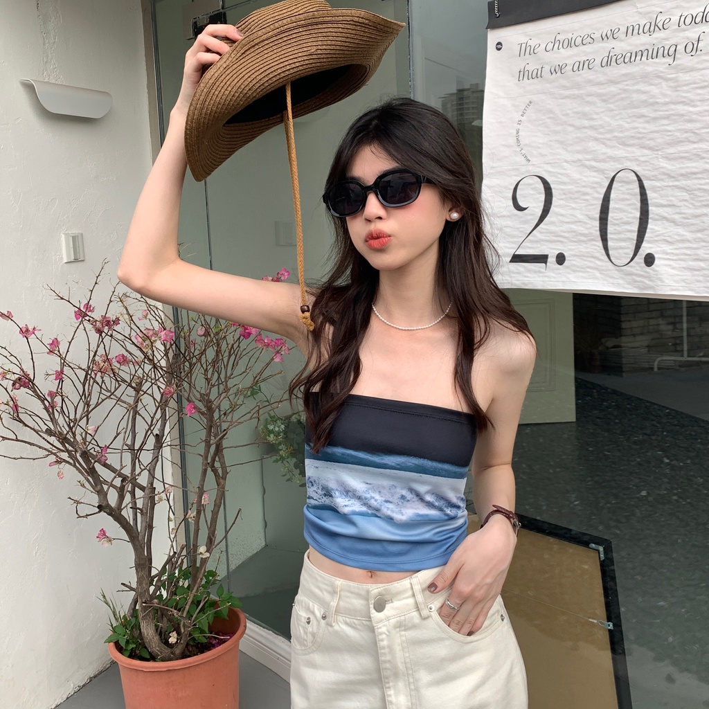 Suxi Áo Lót Không Dây Đơn Giản Quyến Rũ Thời Trang Xuân Hè Cho Nữ