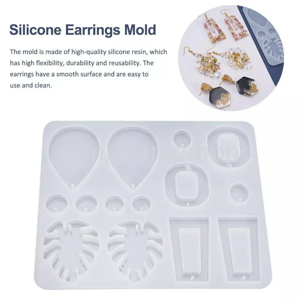 Khuôn Silicone Làm Mặt Trang Sức Thủ Công DIY