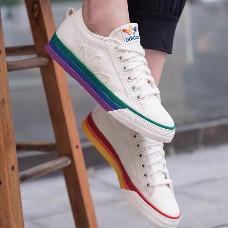 Giầy Adidas Nizza Pride Rainbow Limited sẵn size 42.5 43