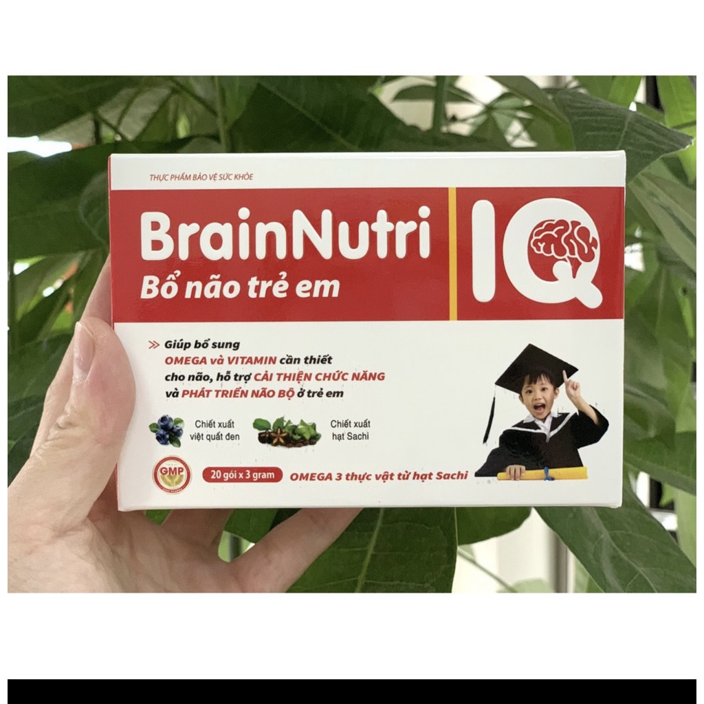 CỐM BỔ NÃO BRAIN NUTRI IQ Giải pháp cho trẻ TRÍ NHỚ KÉM, MẤT TẬP TRUNG, TIẾP THU CHẬM.