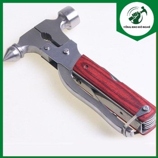 Búa đập kính thoát hiểm ô tô 7 trong 1 có túi đựng _ TKDN