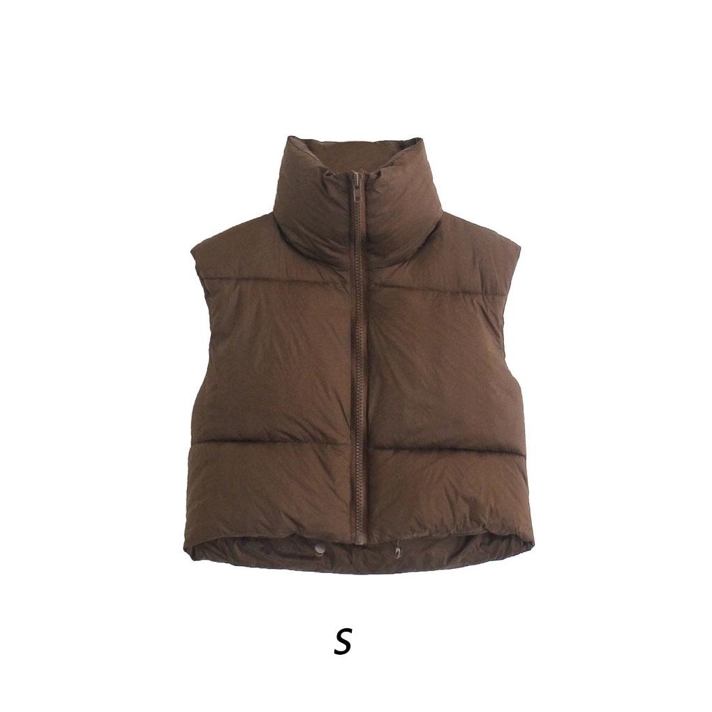 Áo Khoác Phao Không Tay Giữ Ấm Thời Trang Mùa Đông Dành Cho Nữ