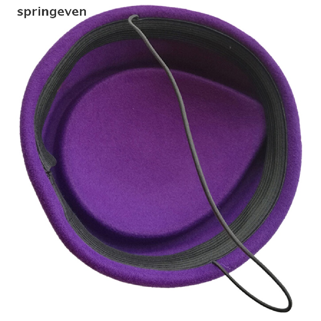 Springeven Mũ Len Hóa Trang Tiếp Viên Hàng Không Dành Cho Nữ