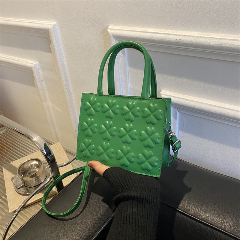 Túi Đeo Chéo Hình Vuông Nhỏ Nhắn Màu Sắc Ngọt Ngào Phong Cách Cổ Điển Thời Trang Mùa Đông 2023 Cho Nữ