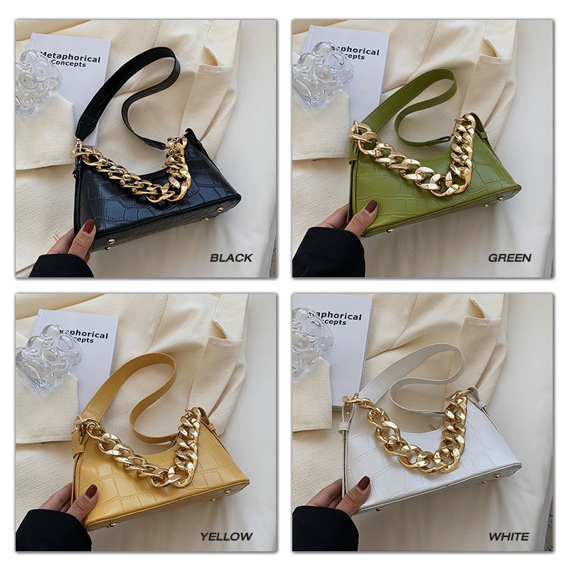 CHIC JOY Túi Xách Đeo Vai Phong Cách retro Pháp Cho Nữ