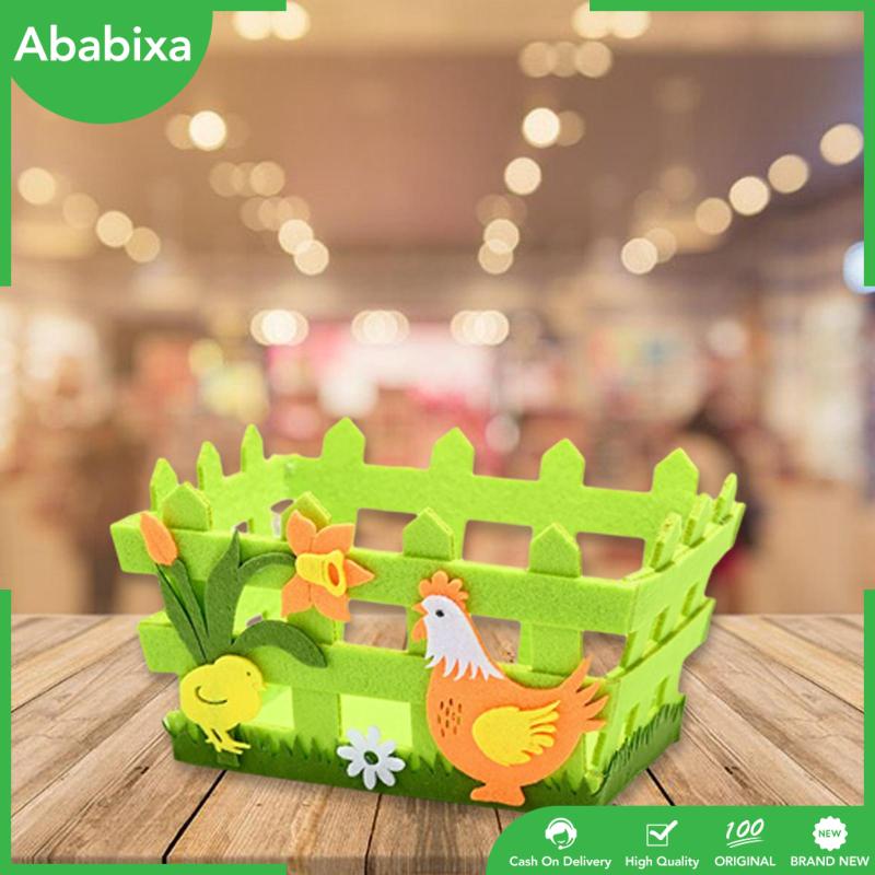 Giỏ Đựng Trứng Phục Sinh Bằng Vải Không Dệt Bền Bỉ Có Thể Tái Sử Dụng Cho Phòng Khách / Tiệc Giáng Sinh