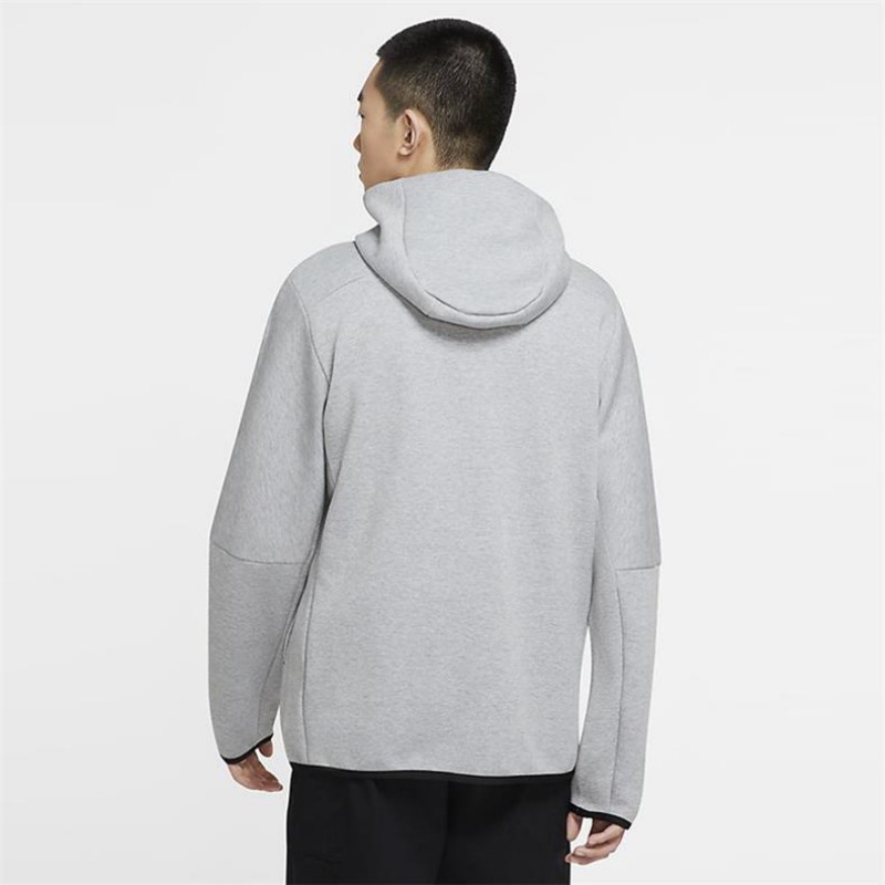 Áo Khoác Hoodie Nike 100% Cotton Phối Túi Khóa Kéo Bên Hông Đơn Giản Thời Trang Thu Đông Cho Nam Giới