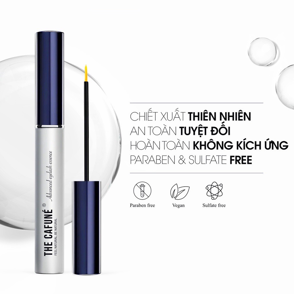 Tinh Chất Dưỡng Mi The Cafuné, Giúp Mi Mọc Dài Dày Tự Nhiên, Phục Hồi Và Ngăn Ngừa Rụng Mi 5ml