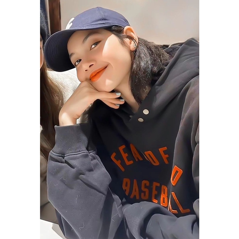 Áo hoodies nỉ Kpop BPINK LISA áo dài tay có mũ trùm