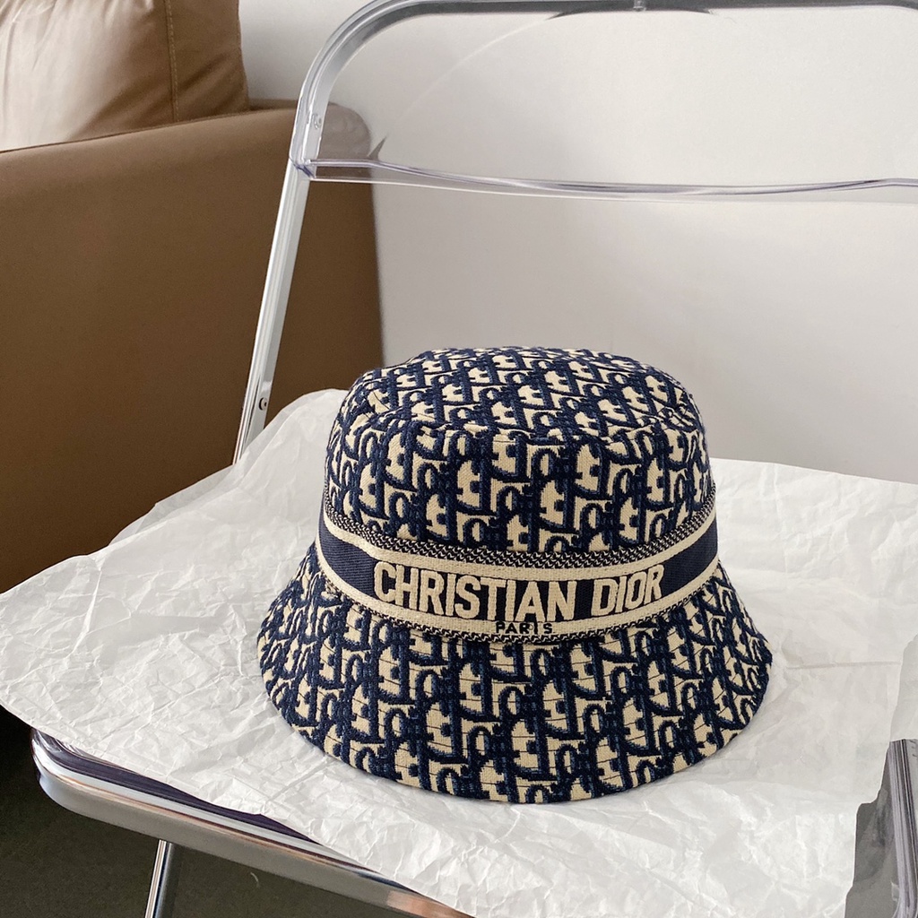 Nón Bucket Màu Đen Thương Hiệu 23ss Sang Trọng Phong Cách Thể Thao Cho Nam Và Nữ