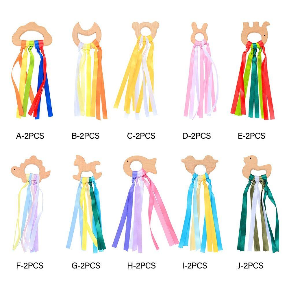 Đồ Chơi Nhận Biết Màu Sắc Theo Phương Pháp Montessori Không Độc Hại Kèm Dây Ruy Băng Cầu Vồng