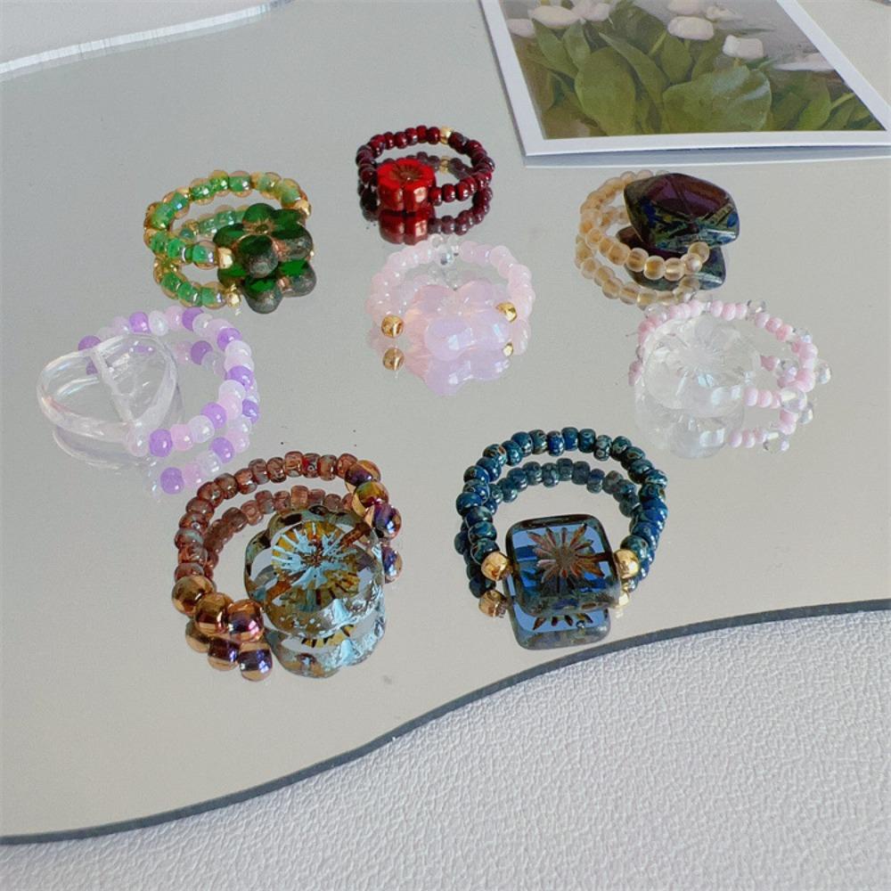 Nhẫn Hình Trái Tim Mini Co Giãn Thời Trang Mùa Hè Cho Nữ