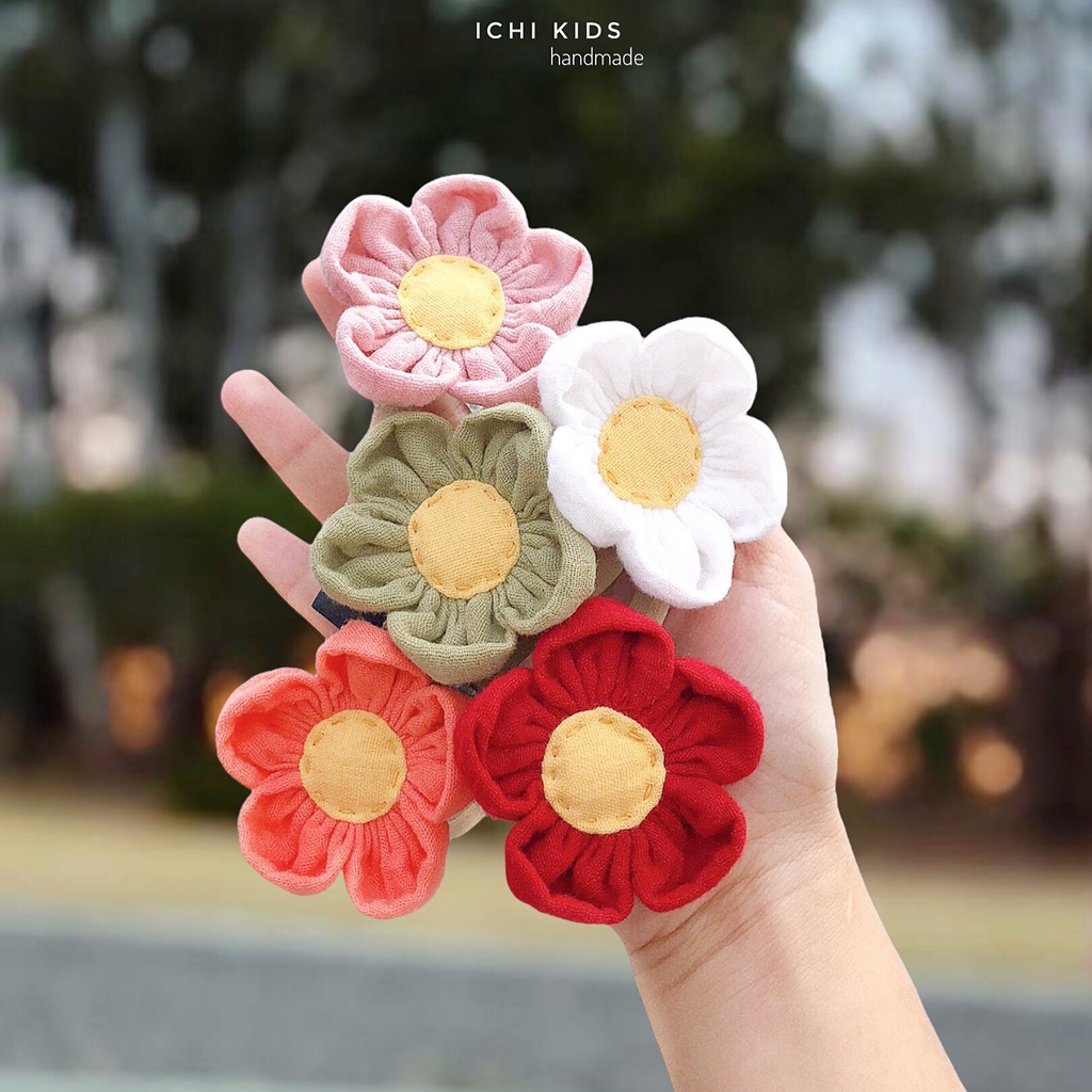 Kẹp tóc, băng đô handmade cho bé gái Ichikids