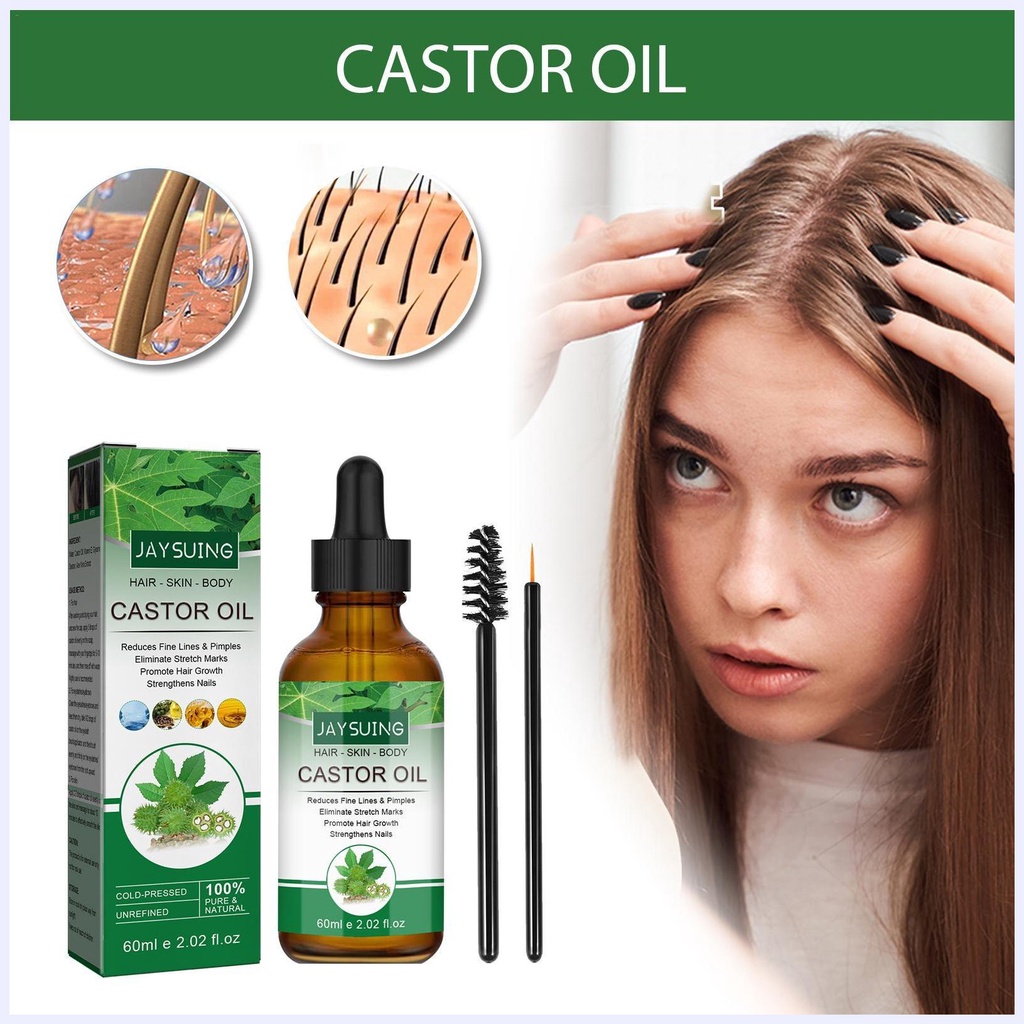 Tinh Chất Thầu Dầu Kích Thích Mọc Tóc Và Làm Dày Tóc Đa Năng 60ml