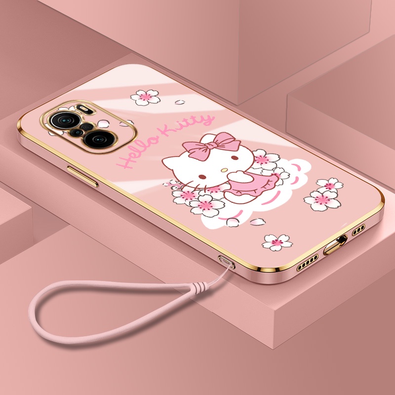 Ốp Điện Thoại Silicone TPU Mềm In Hình Hello Kitty Cho Xiaomi Mi Poco F3 GT F4 GT F2 Pro