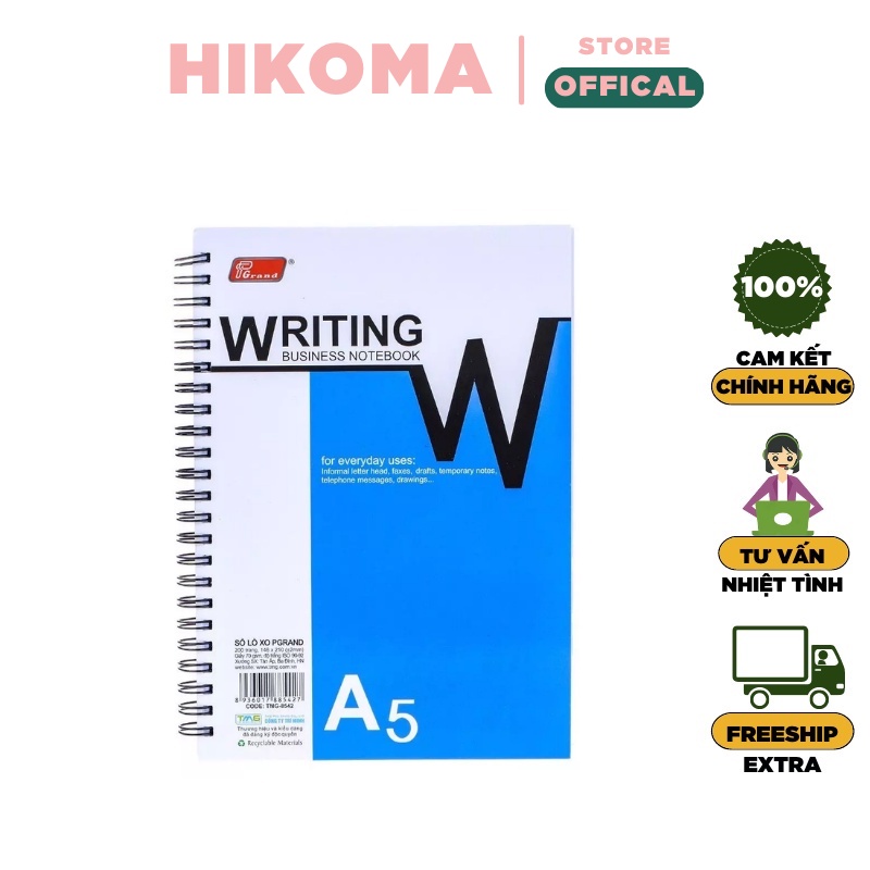 Sổ lò xo A5 160 trang - HIKOMA STORE