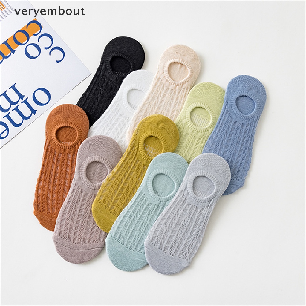 Vớ Thuyền Chống Trượt Thoáng Khí Thời Trang Mùa Hè Cho Nữ