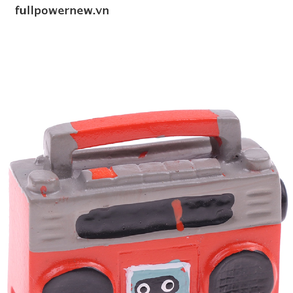 Mô Hình TV radio Mini Để Bàn Trang Trí Nhà Búp Bê vn
