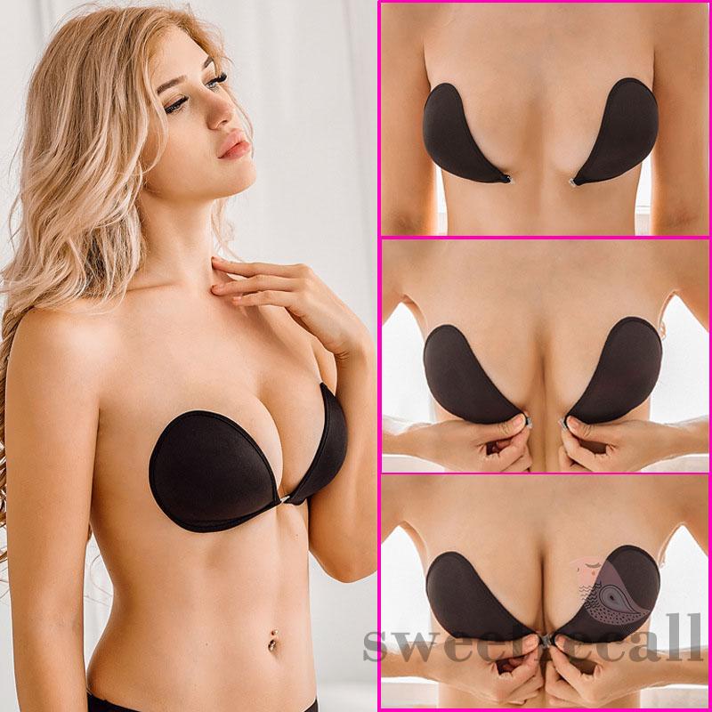 Áo Ngực Không Dây Dáng Tròn Màu Sắc Đơn Giản Cho Nữ