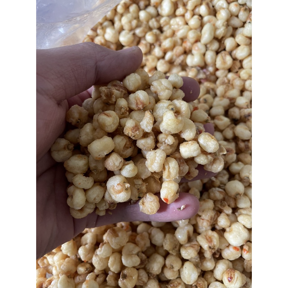 Ngô Nếp Sấy Giòn Sóc Mắm Cay 90 Food đóng túi Zip 500G - 1000G Giòn tan thơm ngon nhức nách đồ ăn vặt Việt Nam