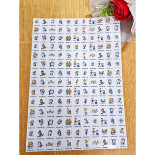 Sticker "cô khen con - doremon" - sticker khen thưởng học sinh