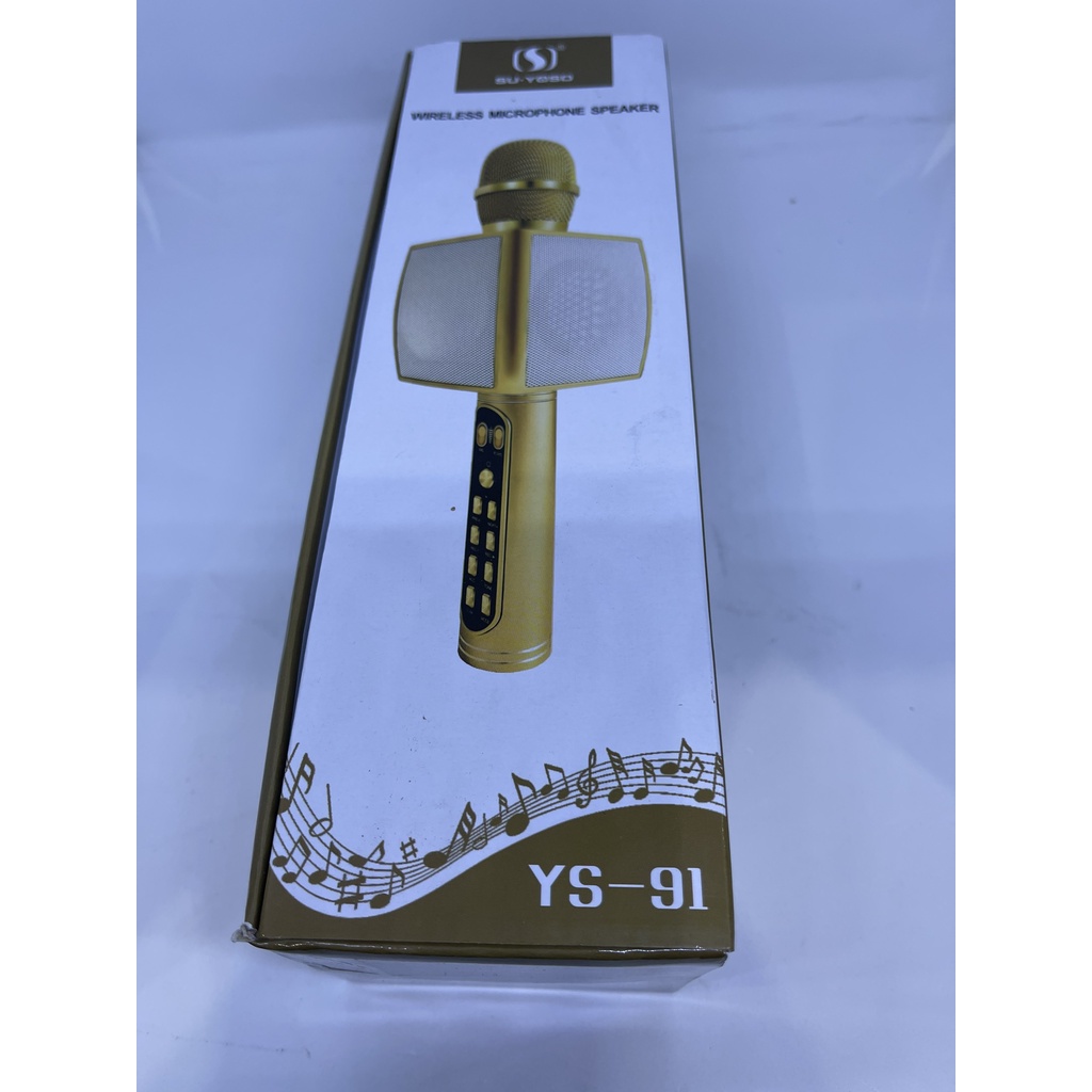 Micro karaoke bluetooth YS91 BH 06 tháng hỗ trợ ghi âm khi hát  - Thành Phát Smart