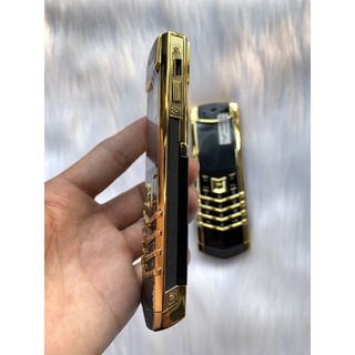 Điện thoại 2 sim VTU K8+ đá đen vàng