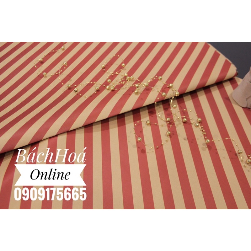 Giấy Kraft hoa tiết vintage - nhiều mẫu - kích thước 51x71cm