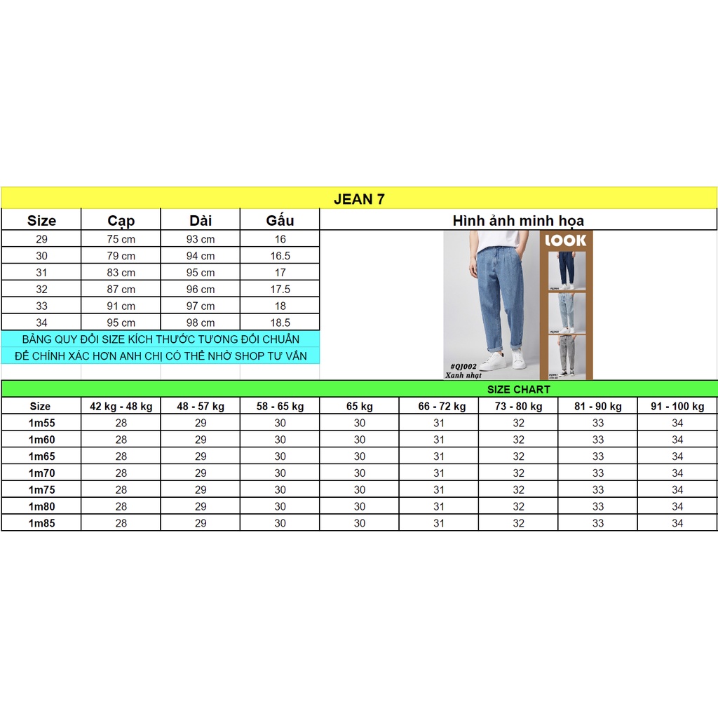 Quần Jean Baggy - Lee FALLE Dáng Baggy Rộng BigSize Thoải Mái ( 4 Màu ) Chất Dày Dặn Phù Hợp Với Mọi Lứa Tuổi - Jean7