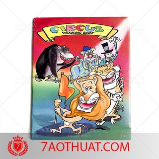 Đồ chơi đạo cụ ảo thuật cận cảnh: Sách tô màu rạp xiếc size S