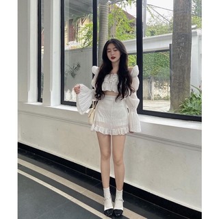☁️☁️set bèo trắng nhún ☁️☁️