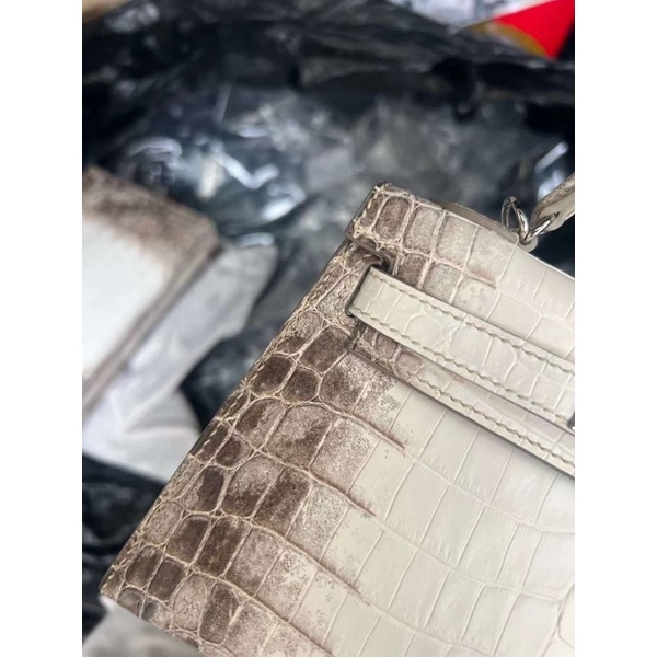 Túi hm kelly bạch tạng