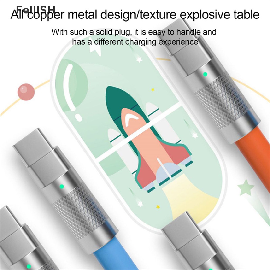 Dây Cáp Sạc Nhanh USB Loại C 439br 120W 6A Bằng Silicon Cho Xiaomi Huawei Samsung