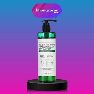 Sữa Tắm Giảm Mụn Some By Mi AHA-BHA-PHA 30 Days Miracle Acne Clear Body Cleanser 400g - Khongcoson