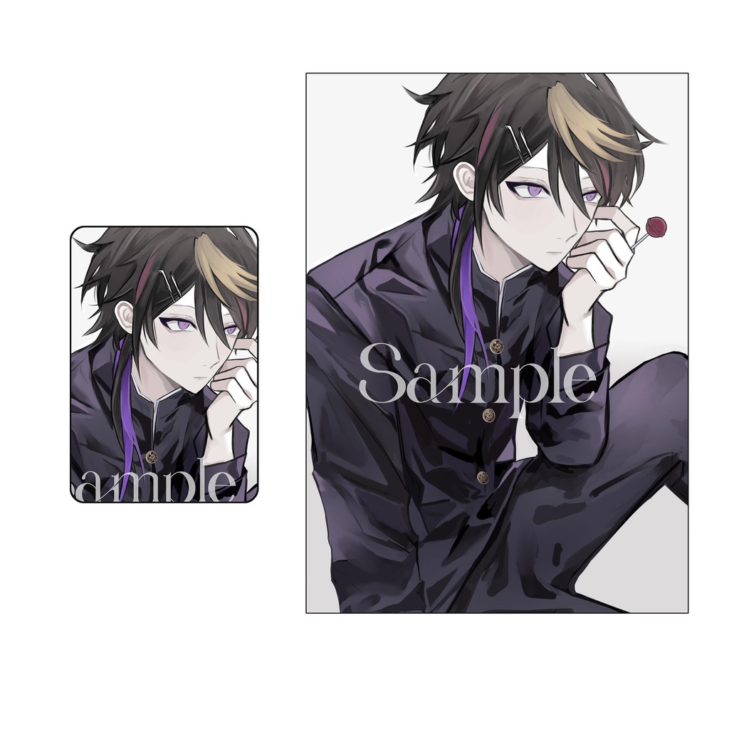 Card bo góc Artprint Shu Yamino Gakuran NijisanjiEN