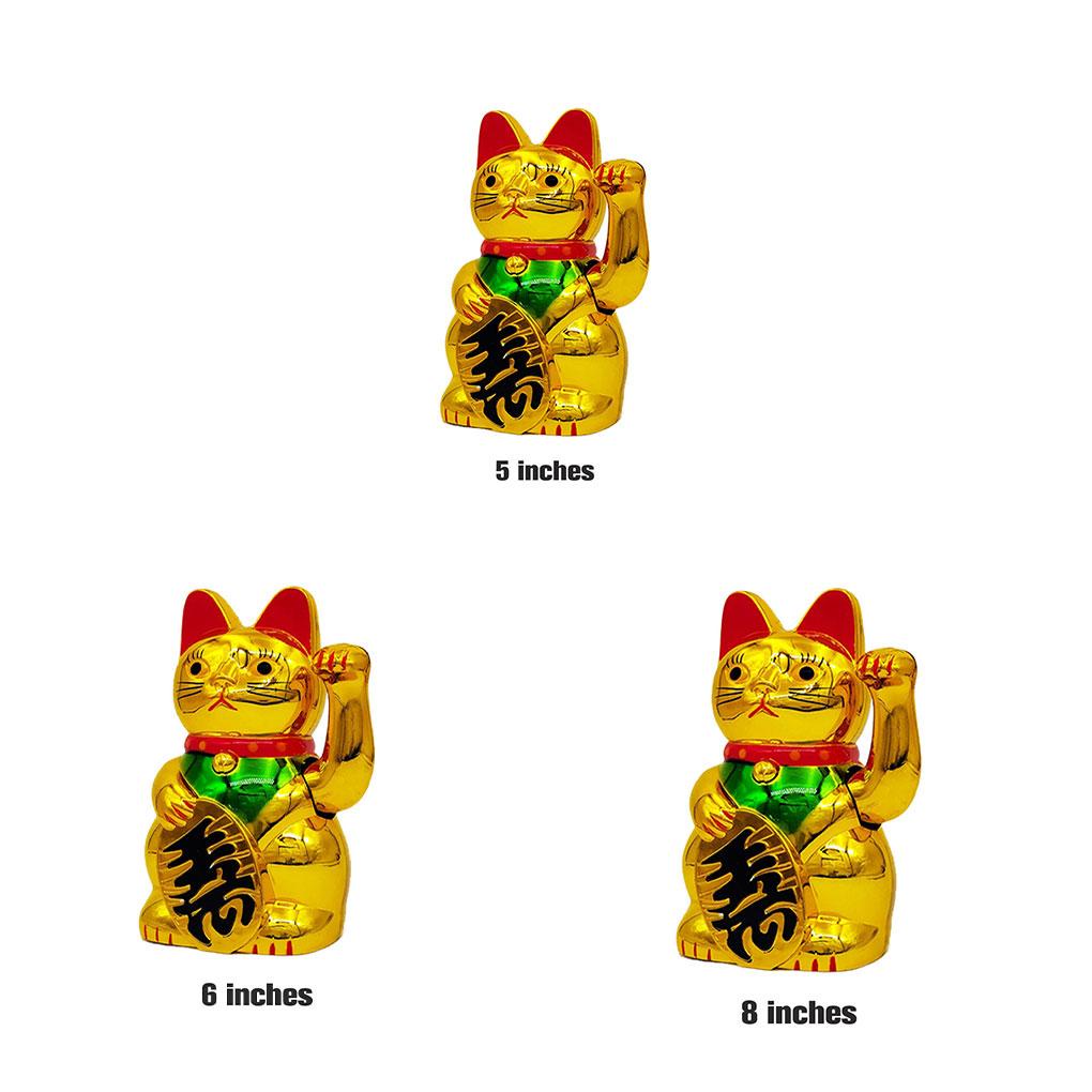 Tượng Mèo May Mắn Dùng Trang Trí