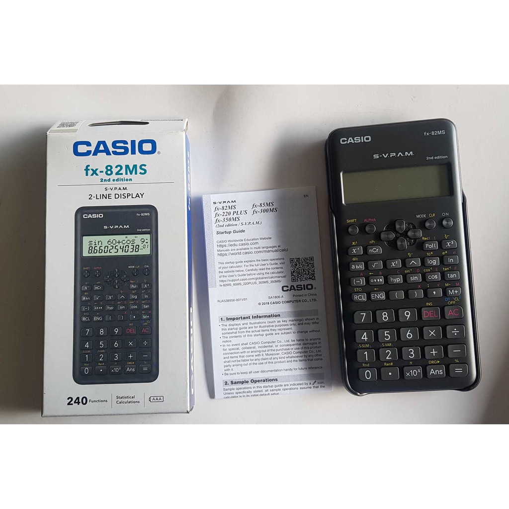 Máy Tính Khoa Học Casio FX-82MS Plus