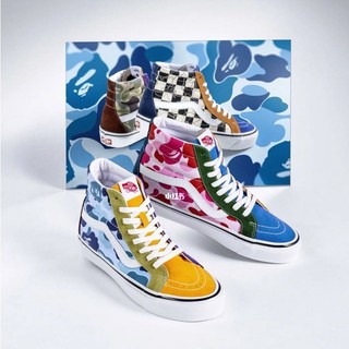 Giày sneakers bape x vans old skool cổ điển thời trang unisex-651