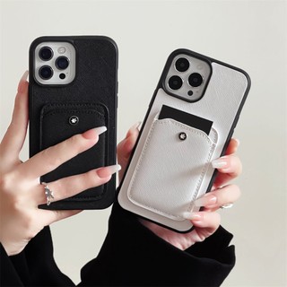 Ốp điện thoại da kèm ngăn đựng thẻ cho iphone 14 pro max / 14 plus / 13 mini / 13 pro max / 12 pro max / 12 mini / 11 pro max / xs max