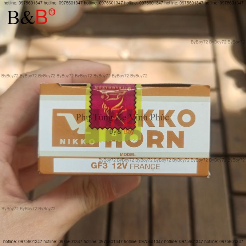 Kèn ,còi xe máy hiệu Mitkamakon (Nikko horn) 12v