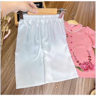 Bộ bà ba hoa sen bé gái