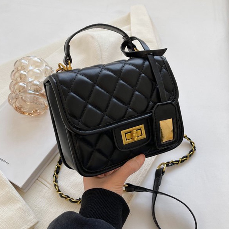 Túi Đeo Chéo Họa Tiết Hình Thoi Dập Nổi Thời Trang Cho Nữ