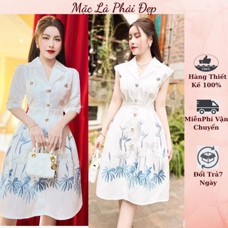 Đầm dự tiệc trắng chất Tafta thiết kế ôm eo tôn dáng cao cấp - TOP FASHION - Váy thiết kế nữ tôn da sang trọng