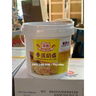Nhân bánh chuối Đài Loan nhập khẩu thùng 5KG