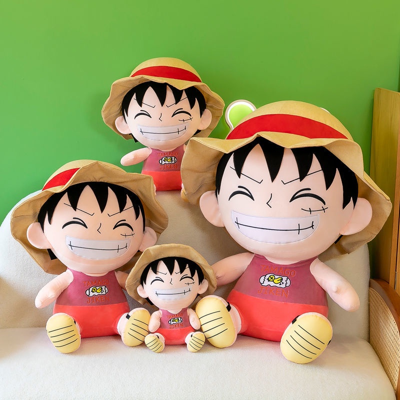 Thú Nhồi Bông Hình Nhân Vật Luffy Trong Phim Hoạt Hình One Piece