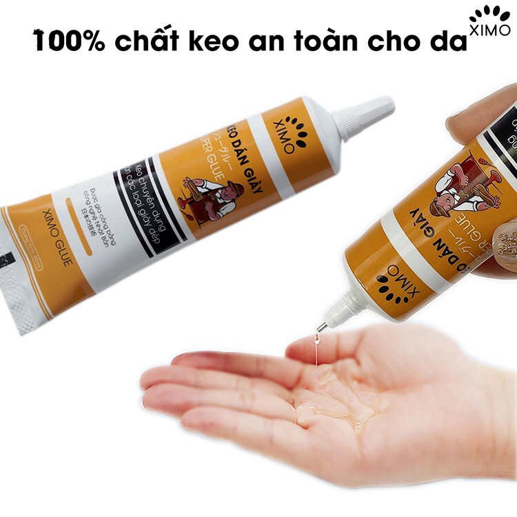 Keo dán giày Ximo Erosska siêu dính dùng nhiệt trong suốt không tổn thương da _KDG01