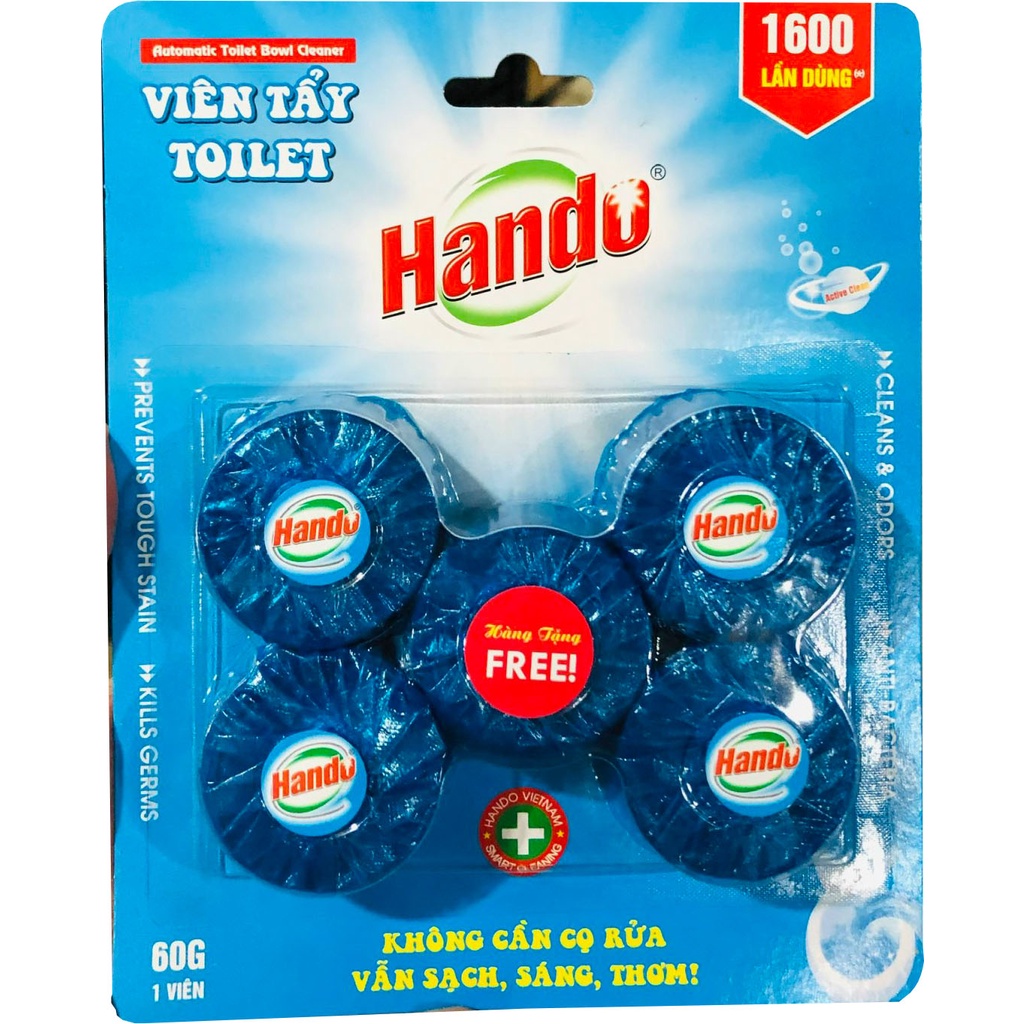 [Giá công phá mua 6 tặng 2] Viên tẩy và làm thơm toilet 6 viên của Hando