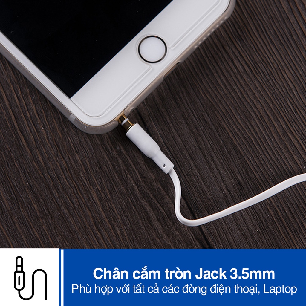 Tai nghe Samsung S64 Jack 3.5mm - Hàng chính hãng DYDX có dây giá rẻ gaming có mic chống ồn nhét tai