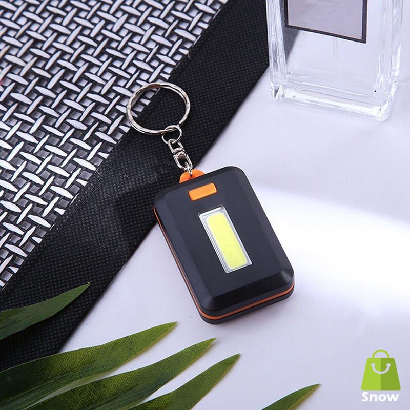 Móc khóa đèn led mini, đèn pin mini siêu sáng  Lumens đa năng chống nước